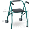 Lightweight Walkers with Wheels