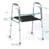 Non Slip Rubber Foldable Walker